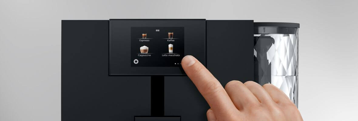 Ekspres do kawy JURA ENA 8 Metropolitan Black EC ekran